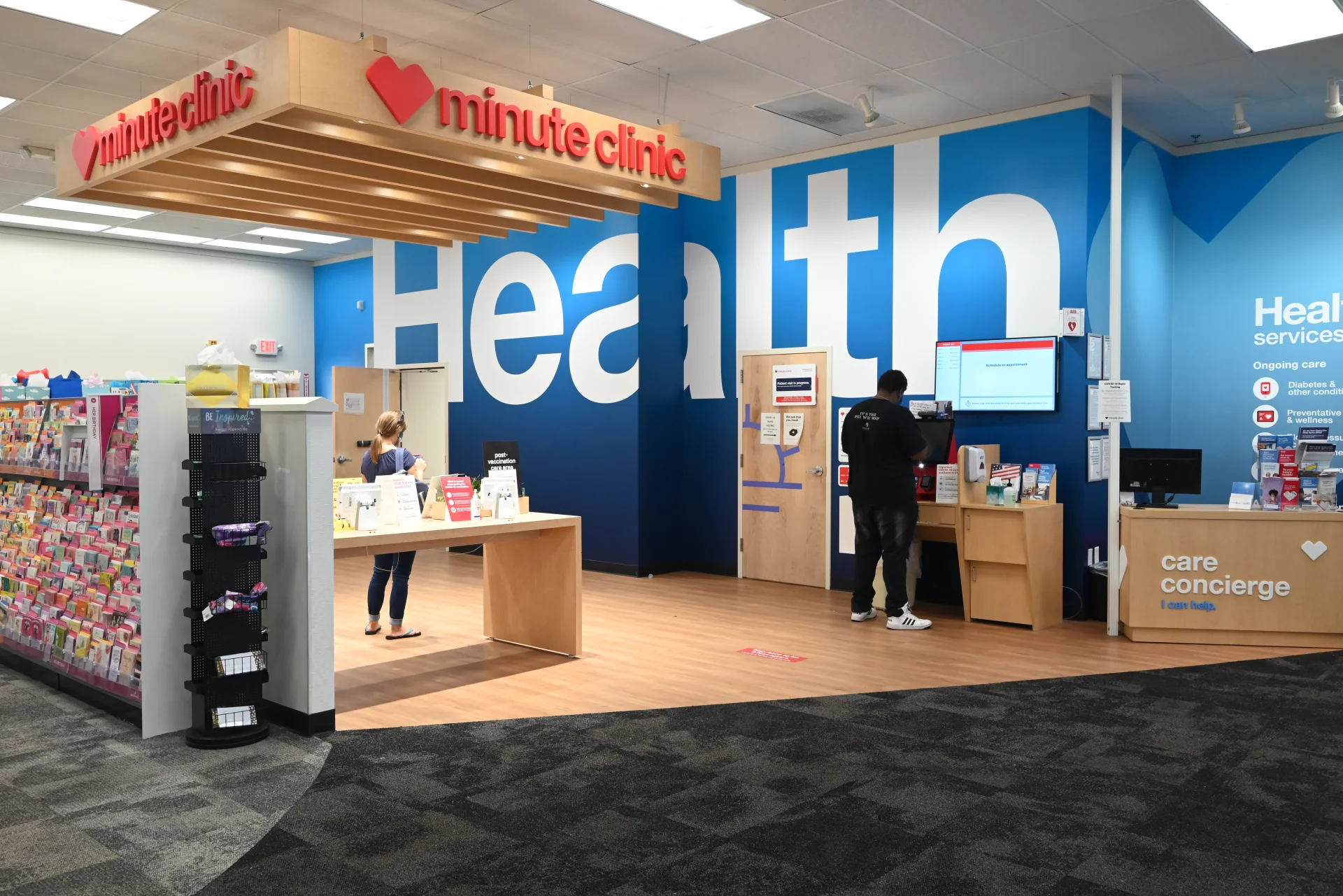 CVS interior pharmacy counter