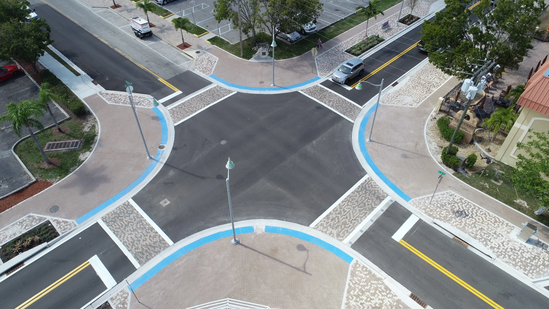 roundabout under construction