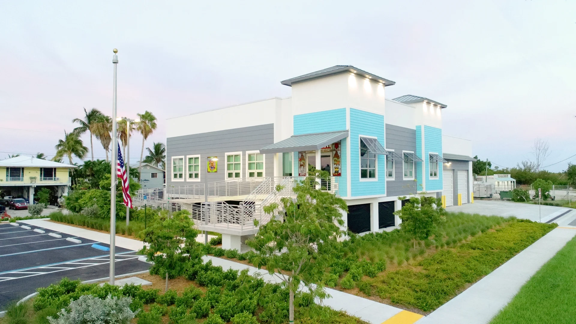 building front corner exterior