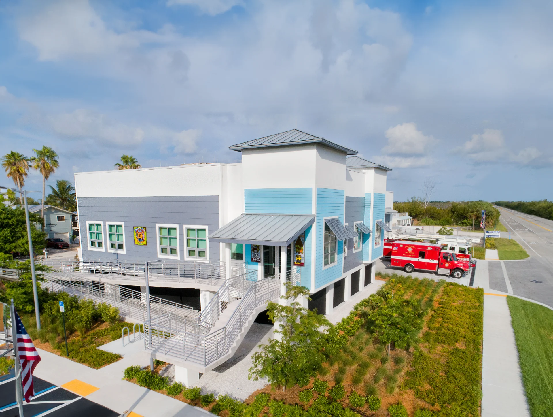 building exterior side entrance