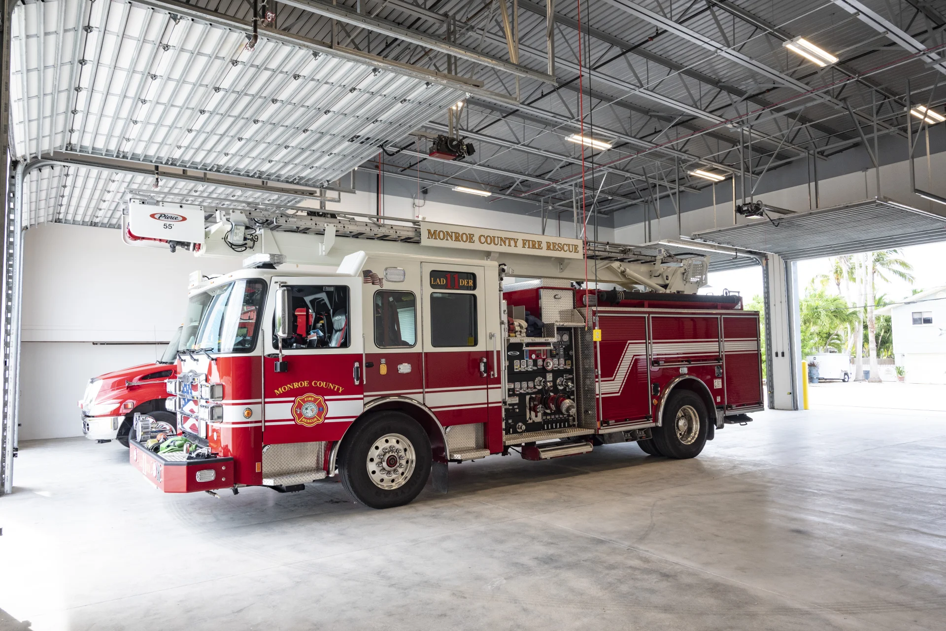 firetruck in firetruck bay