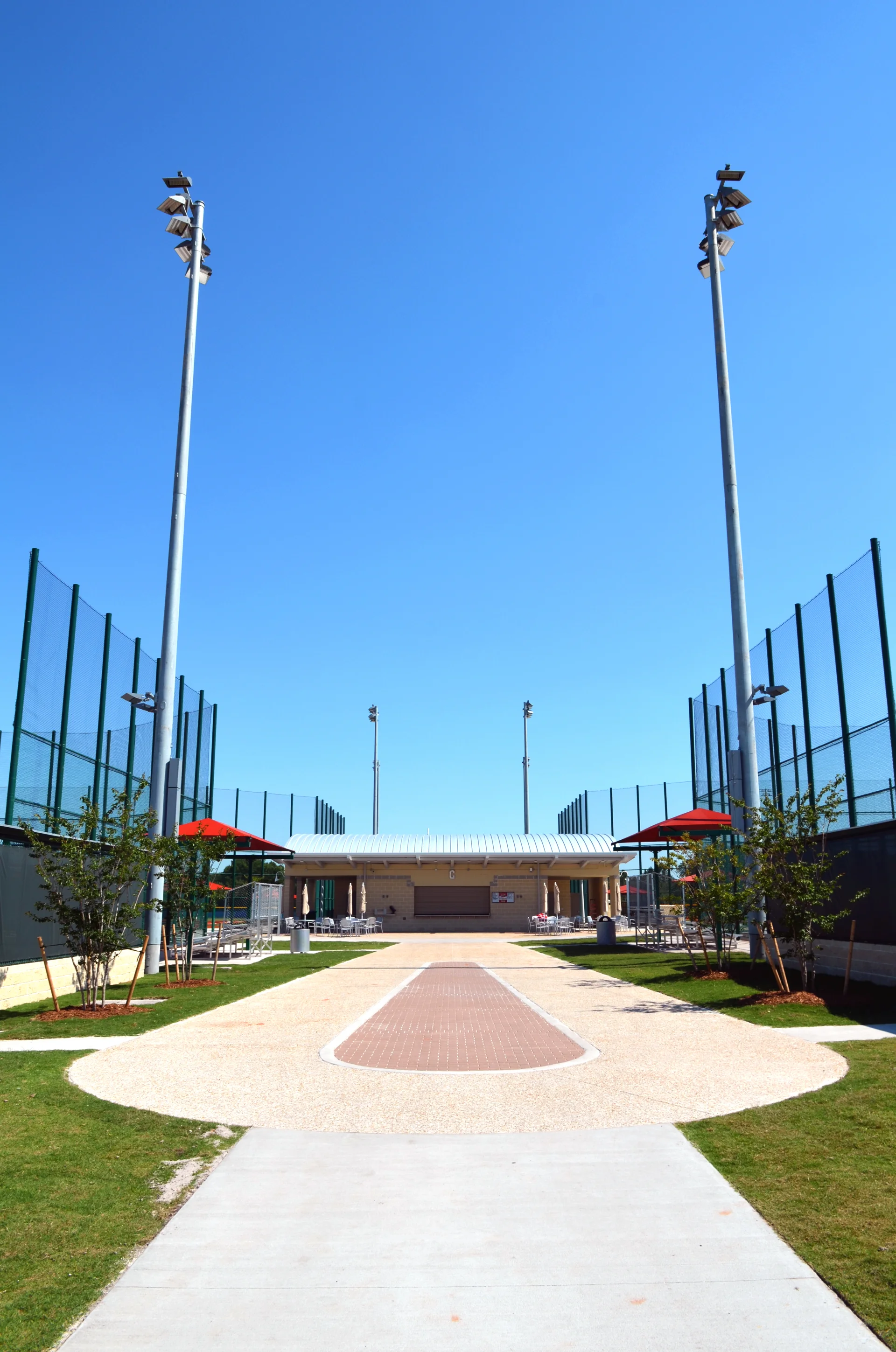 building entrance walkway