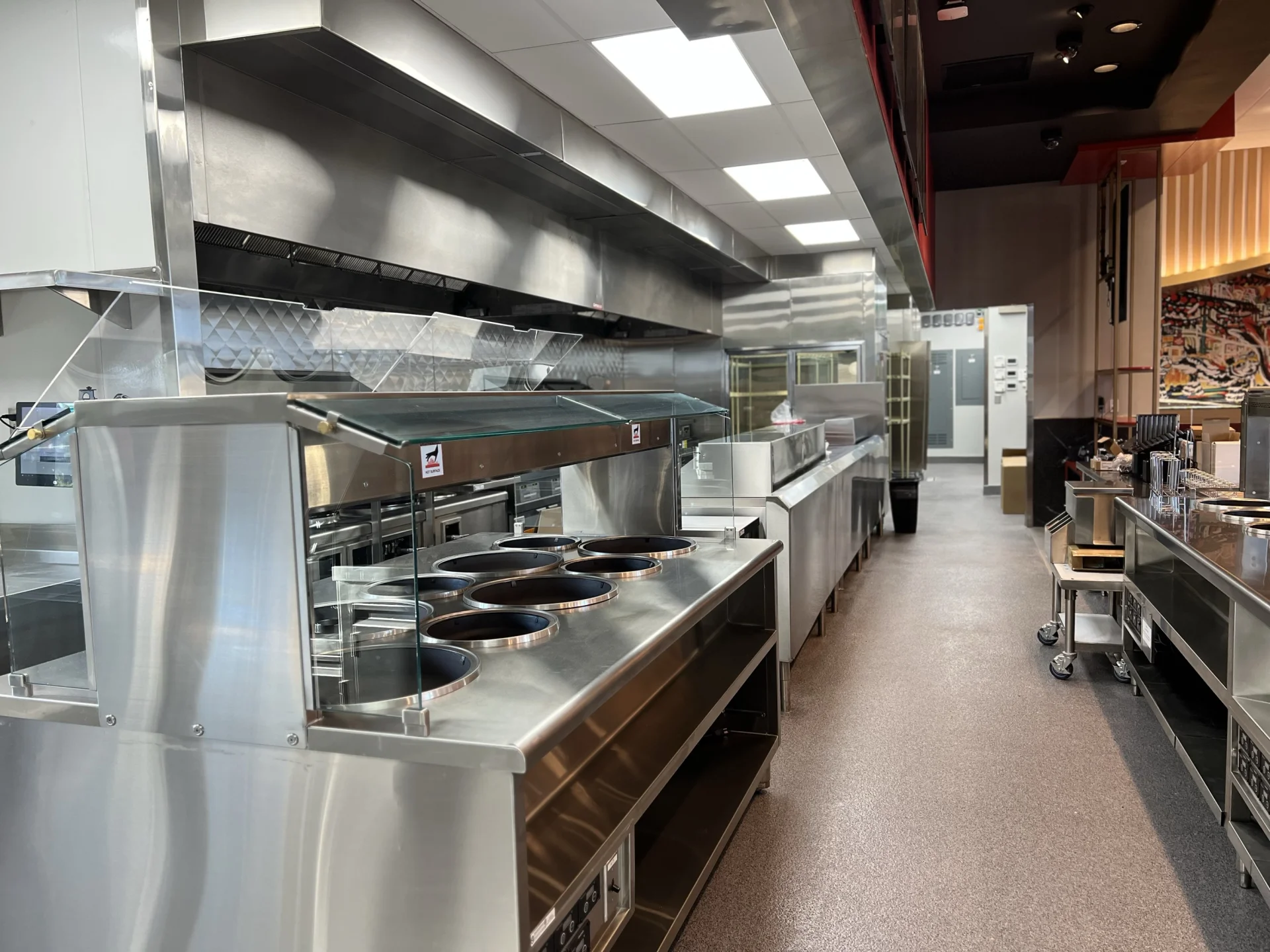 Panda Express Deltona kitchen setup
