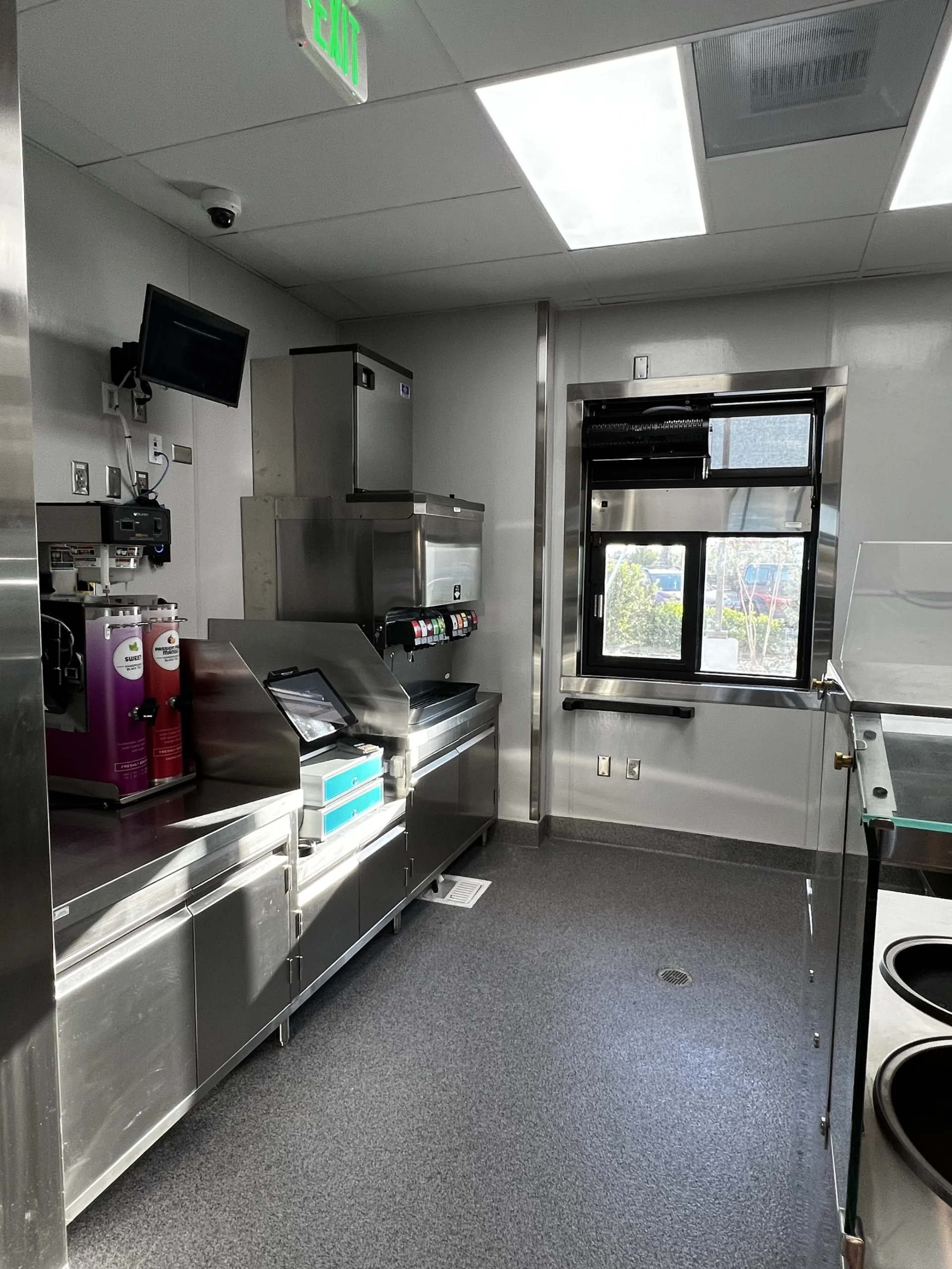 Panda Express Deltona drive thru service window interior