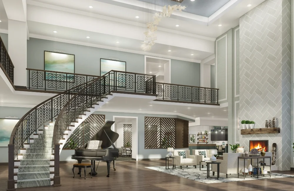 The Luminance at Riverlights-IL-Interior Lobby