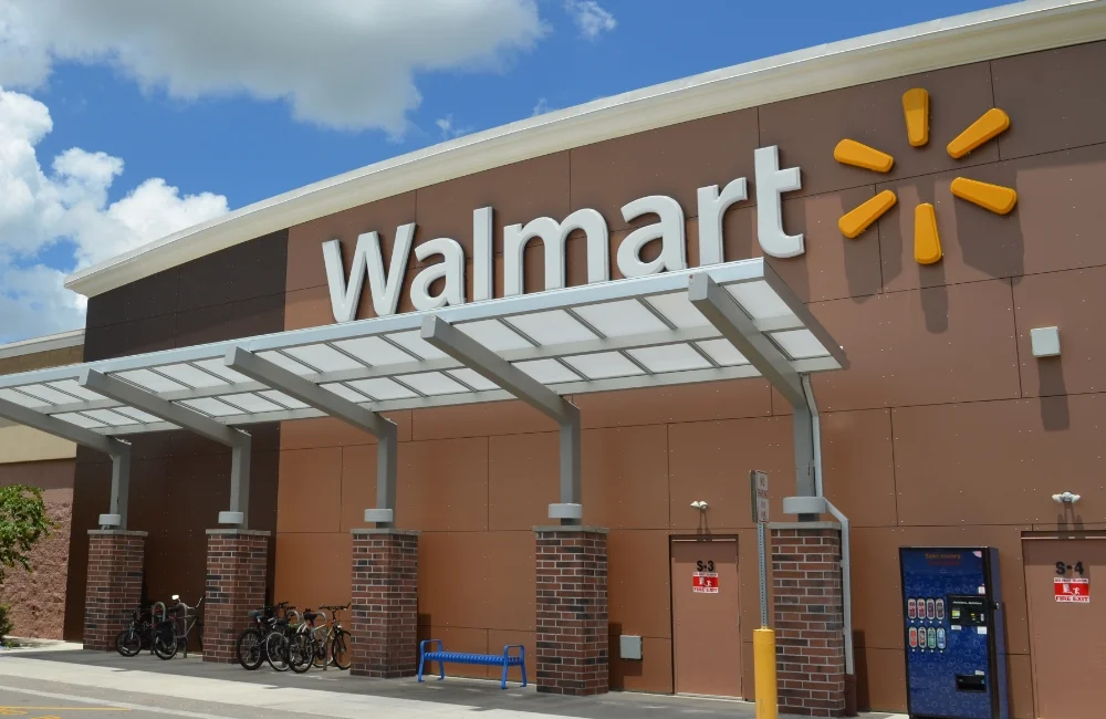 Walmart store building exterior