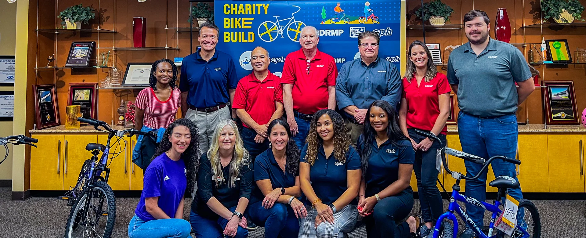 CPH Gives Back At CPH, our commitment to giving back is embodied in our slogan, "CPH Gives Back." With a small company culture and a big company presence, we leverage over 40 years of experience to make a meaningful impact through our charitable events. From building bikes for children to organizing toy drives, school supply collections, and food drives, we demonstrate our dedication to enriching our communities. Guided by our philosophy of “One CPH,” we unite in our mission to foster shared growth and success. Powered by Trilon, our efforts reflect our collective commitment to building stronger careers and creating positive change, reinforcing the strength and unity of the CPH family.